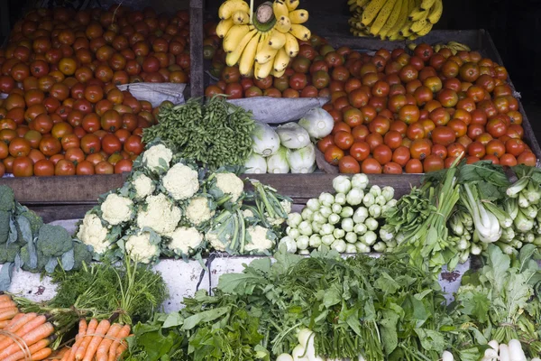 Banco di verdure a Puncak, Indonesia — Foto Stock