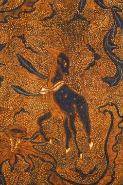 Endonezya batik tasarım detay