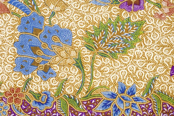 Detail of a batik design from Indonesia — Stock Photo, Image