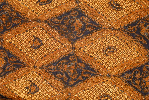 Detail of a batik design from Indonesia — Stock Photo, Image