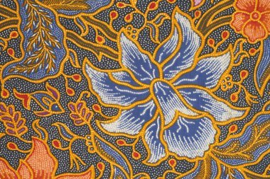 Endonezya batik tasarım detay