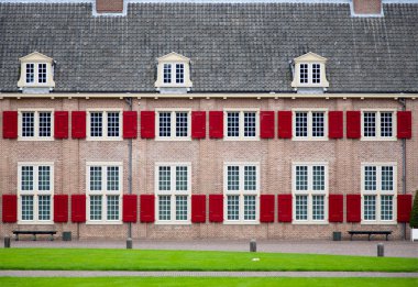 Bina, apeldoorn, Hollanda loo sarayda bir parçası geleneksel Hollanda