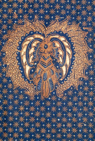 Detail of a batik design from Indonesia — Stock Photo, Image