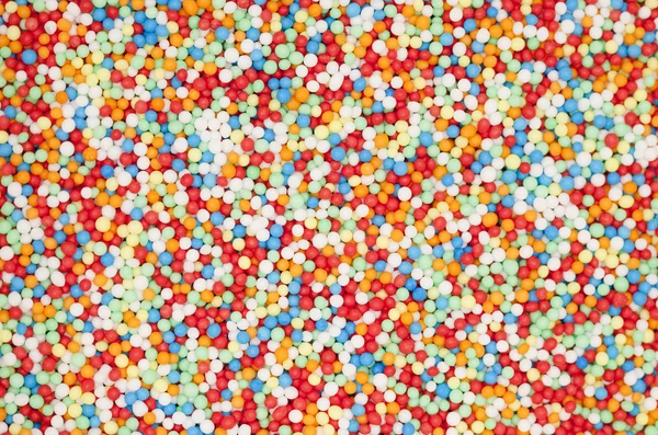 Багатокольорові цукерки покриті анісом для прикраси на морозиві та шоколаді — стокове фото