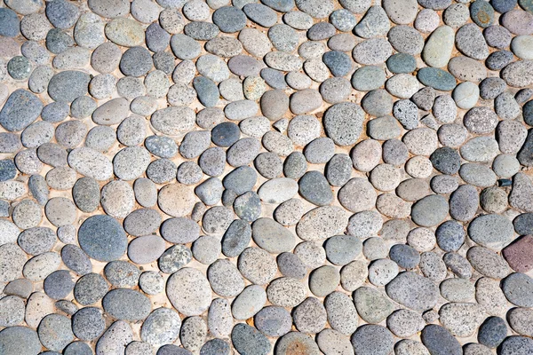 Pedestrian walkway with natural stones — Stock Photo, Image