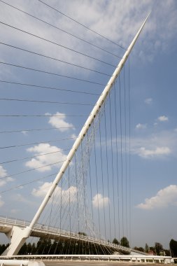 Üç calatrava köprüden Hoofddorp, Hollanda