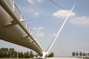 Üç calatrava köprüden Hoofddorp, Hollanda