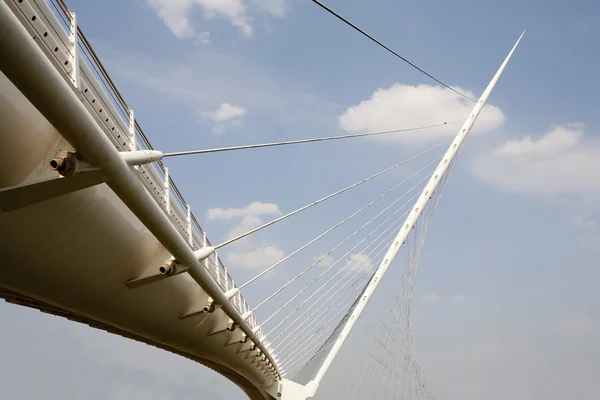 Uno dei tre ponti Calatrava a Hoofddorp, Paesi Bassi — Foto Stock