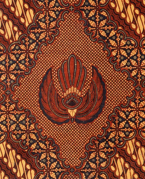 Detail of a batik design from Indonesia — Stock Photo, Image