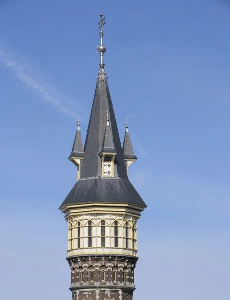 Una storica torre dell'acqua, Schoonhoven, Olanda . — Foto Stock