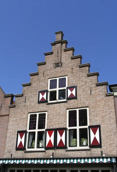 Fachada histórica holandesa — Foto de Stock