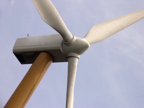 Close up van een moderne windmolen — Stockfoto