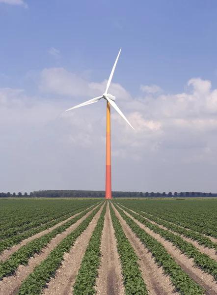 Modern windmill, Almere, Holland — Stock Photo, Image