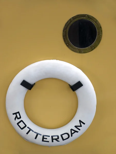 Life buoy, Rotterdam, Holland — Stock Photo, Image