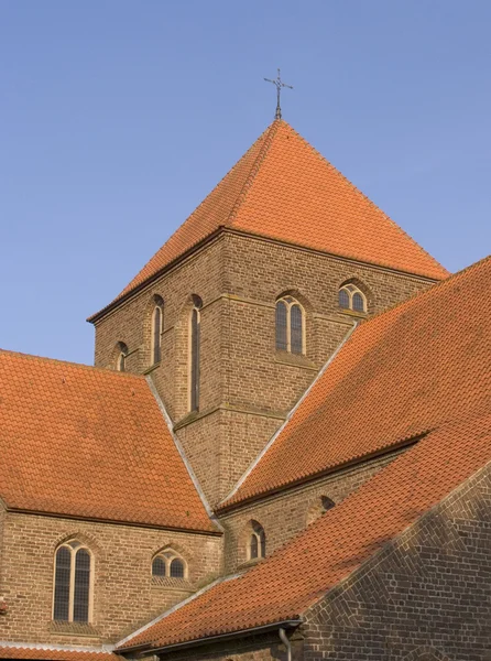 Kirchendach, achterveld, holland — Stockfoto