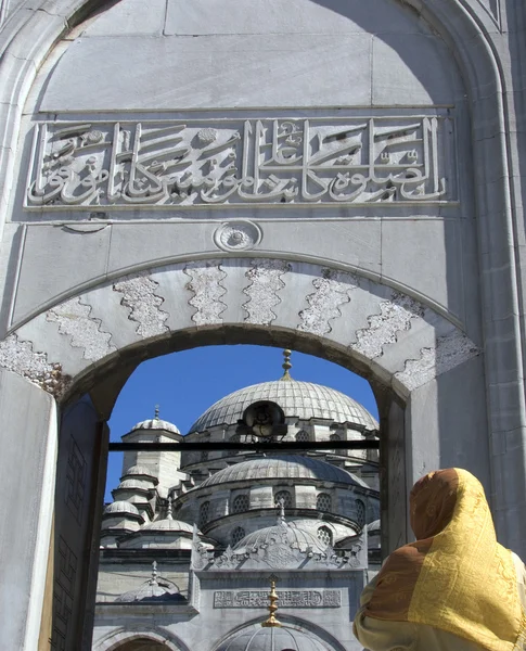 Blå moskén, Istanbul, Turkiet — Stockfoto