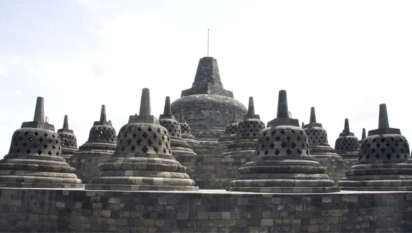 Borobudur, java, Indonesië — Stockfoto