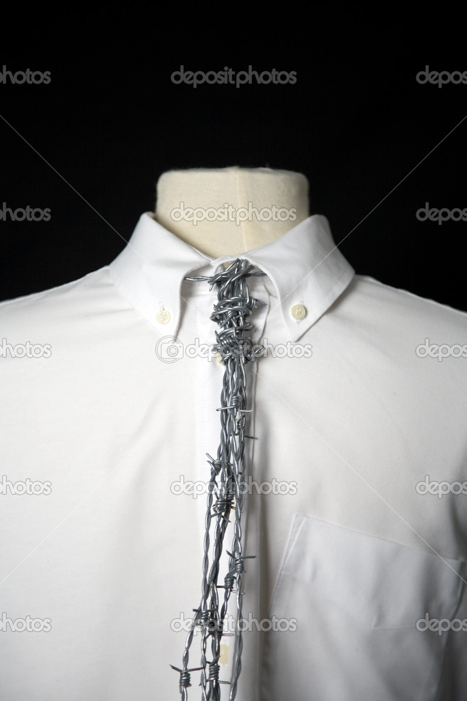 barbed wire ties