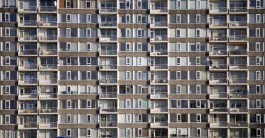 Utrecht, Hollanda kentsel daireler