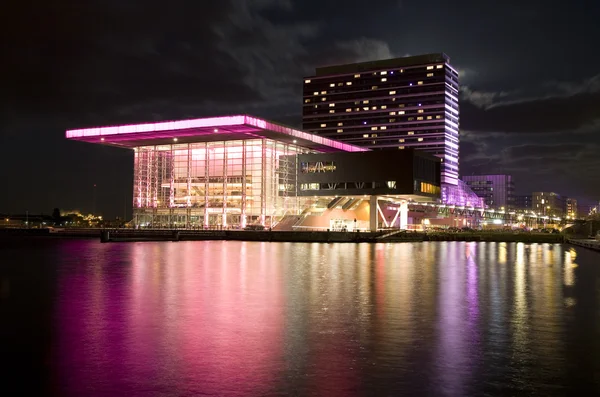 Muziekgebouw aan het ij, amsterdam, Holandia — Zdjęcie stockowe