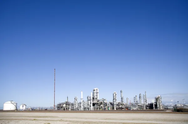 Refinaria na Europoort, Roterdão, Holanda — Fotografia de Stock