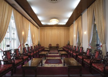 Başkan Yardımcısı'nın Resepsiyon odasında ho chi minh City (saigon), vietnam Birleşme Sarayı