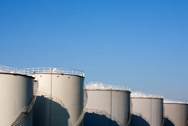 Oil storage in Groot-Ammers, the Netherlands — Stock Photo, Image