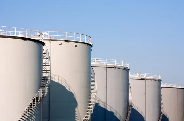 Oil storage in Groot-Ammers, the Netherlands — Stock Photo, Image