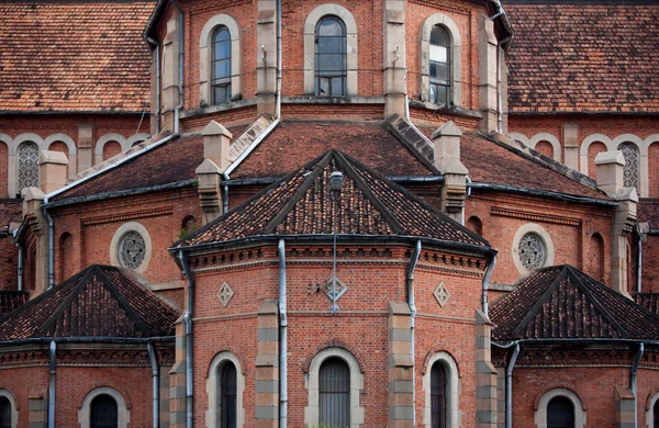 Rückansicht der Kathedrale Notre Dame — Stockfoto