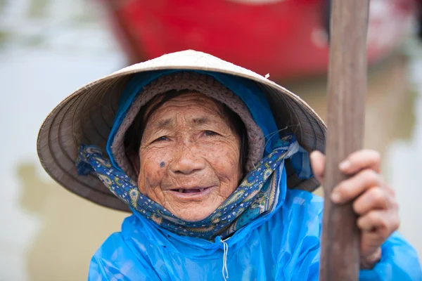 Wanita tua Vietnam — Stok Foto