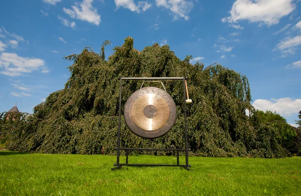 Gong utilisé pour la guérison sonore — Photo