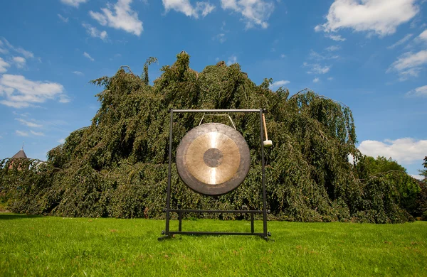 Gong utilizado para la curación del sonido —  Fotos de Stock