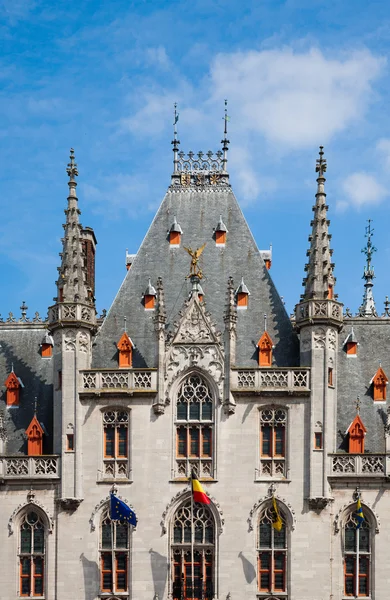 Provincial court in Bruges, Belgiu — Stock Photo, Image