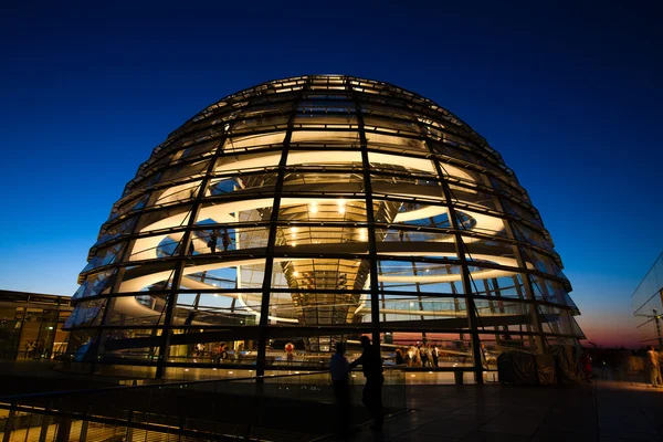 Szklane kopuły Reichstagu — Zdjęcie stockowe