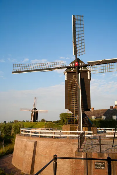 Molino de viento en Heusden — Foto de Stock