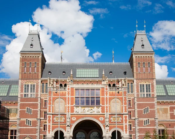 Fachada del Rijksmuseum — Foto de Stock