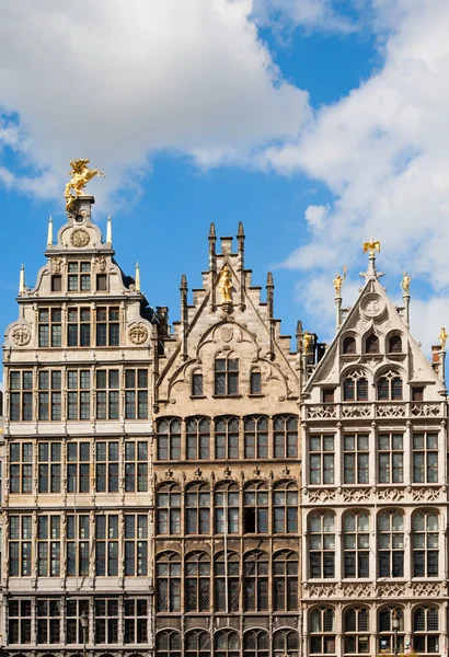 Antwerp guildhouses — Stok fotoğraf