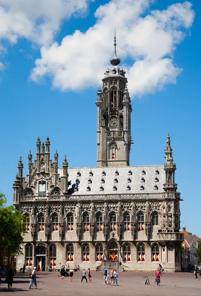 Stadshuset i middelburg Royaltyfria Stockbilder