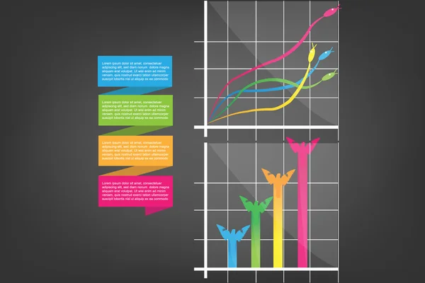 Diagramma animale — Vettoriale Stock