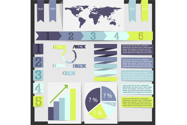 Bilgi grafik — Stok Vektör