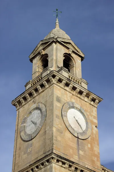 Torre del reloj, Vittoriosa, Malta — Foto de Stock