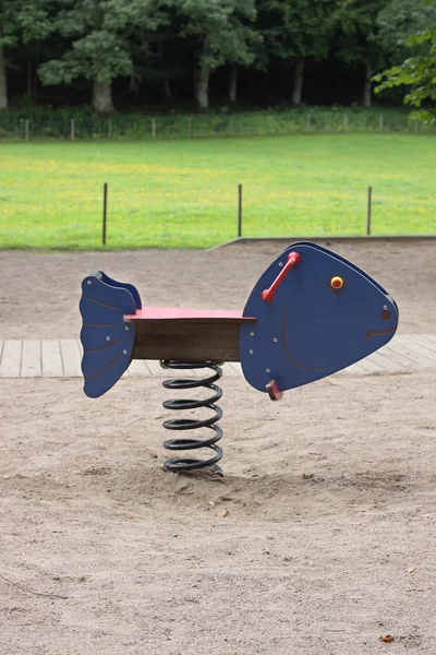 Seesaw op speelplaats — Stockfoto