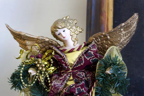 Estatua de ángel de Navidad — Foto de Stock