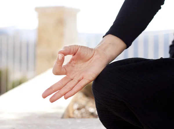 Yoga-Hand — Stockfoto