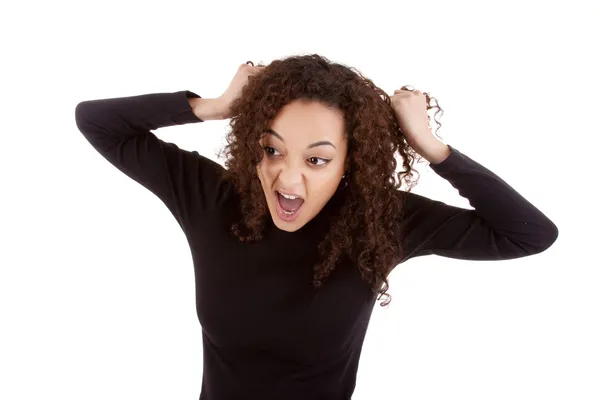 Crazy woman — Stock Photo, Image