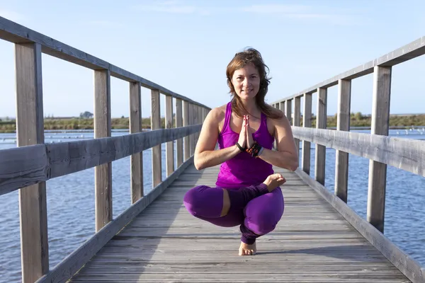 Kadın yoga Telifsiz Stok Fotoğraflar