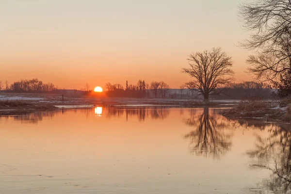 Cold Morning Sunrise — Stock Photo, Image