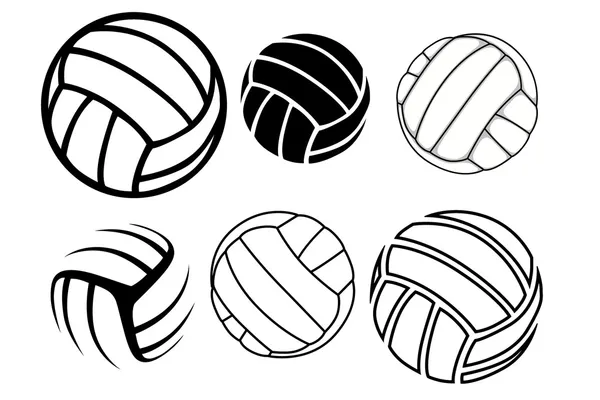 VOLLEYBALLS — Stock Vector