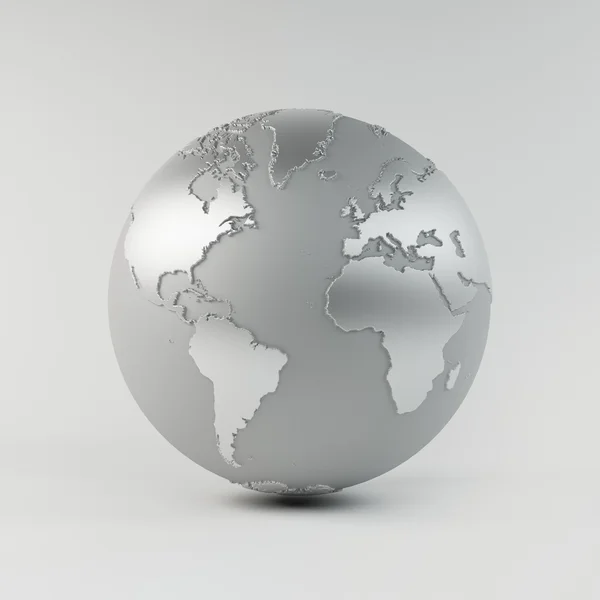 Chrome Earth — Fotografie, imagine de stoc