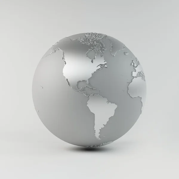 Chrome 地球 — 图库照片